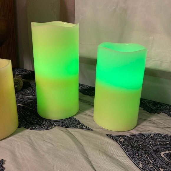 glow candles (3) with remote - Picture 9 of 13